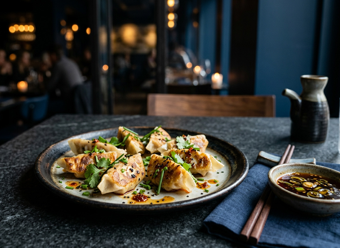 Easy carrot & pork dumplings